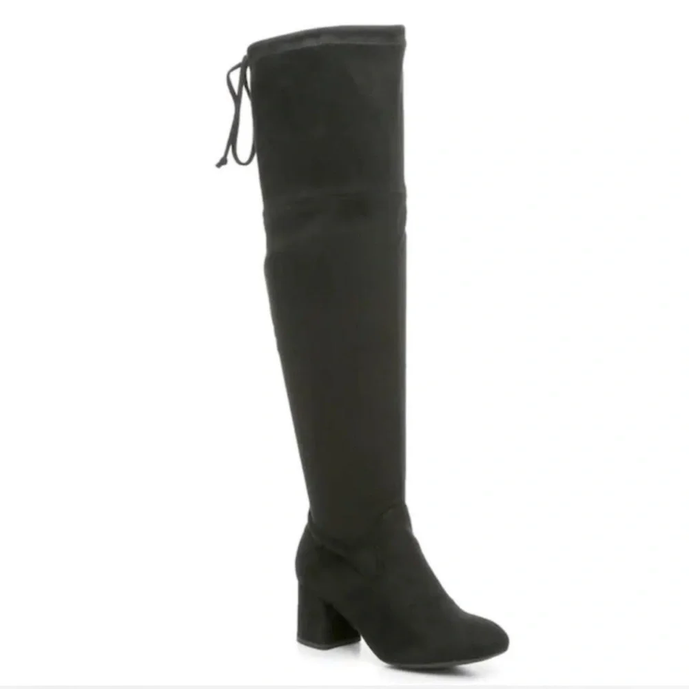 Wide Calf Chic Black Knee-High Boots